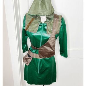 Dreamgirl Robin Hood Halloween Costume Green Womens Sexy Fairytale Nwt Medium